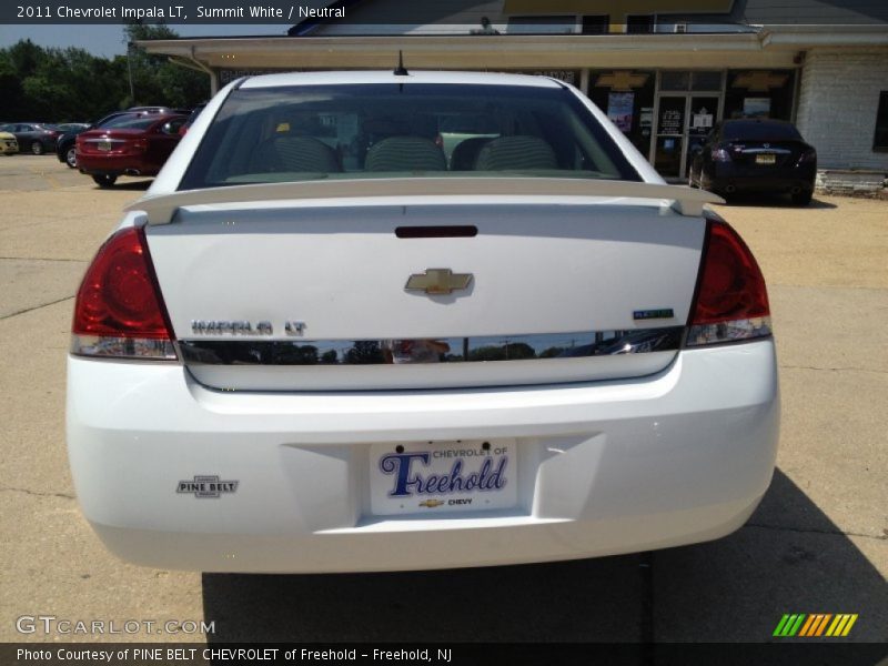 Summit White / Neutral 2011 Chevrolet Impala LT