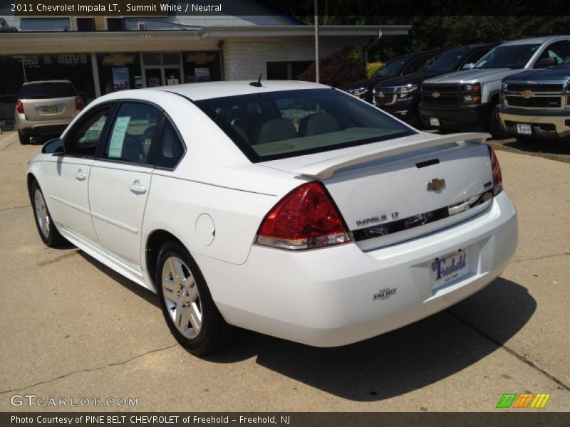Summit White / Neutral 2011 Chevrolet Impala LT