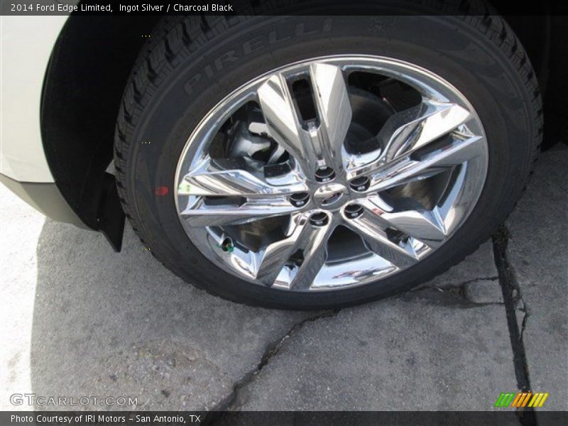 Ingot Silver / Charcoal Black 2014 Ford Edge Limited
