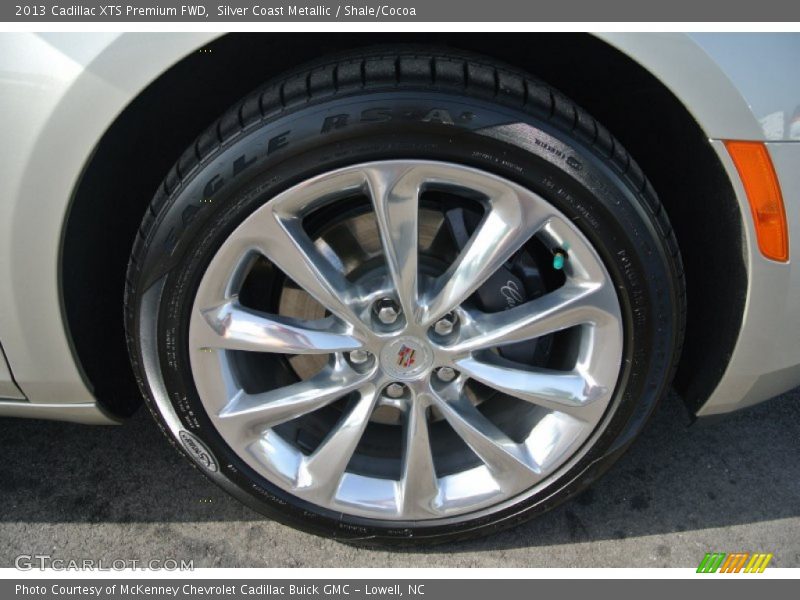 Silver Coast Metallic / Shale/Cocoa 2013 Cadillac XTS Premium FWD