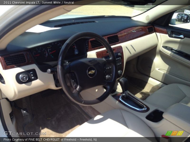 Summit White / Neutral 2011 Chevrolet Impala LT