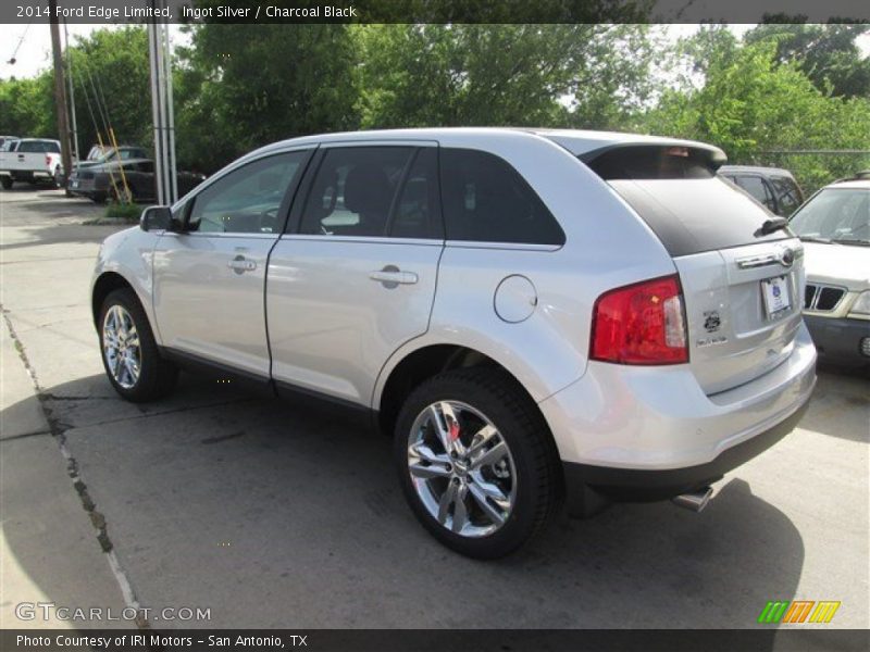 Ingot Silver / Charcoal Black 2014 Ford Edge Limited