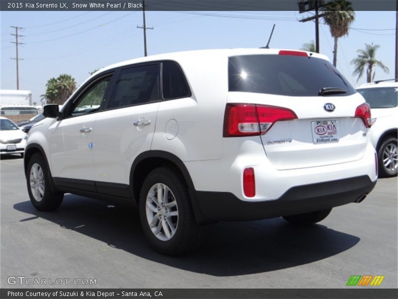 Snow White Pearl / Black 2015 Kia Sorento LX