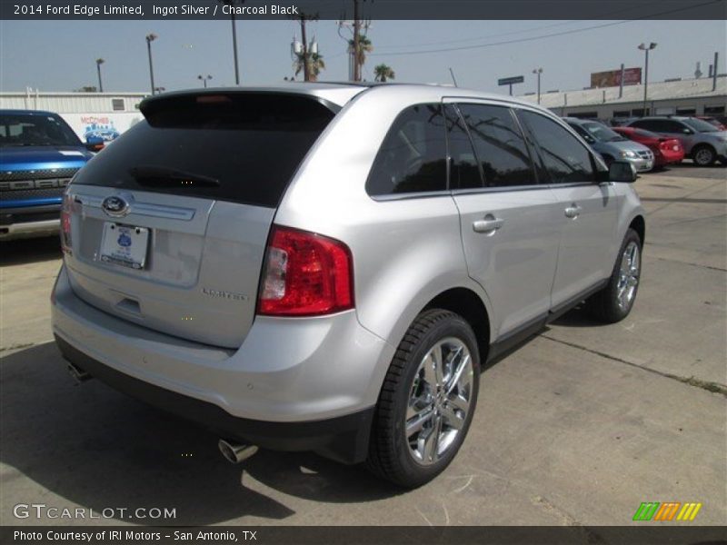 Ingot Silver / Charcoal Black 2014 Ford Edge Limited