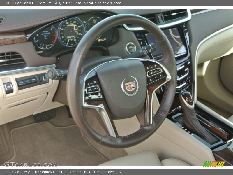 Silver Coast Metallic / Shale/Cocoa 2013 Cadillac XTS Premium FWD