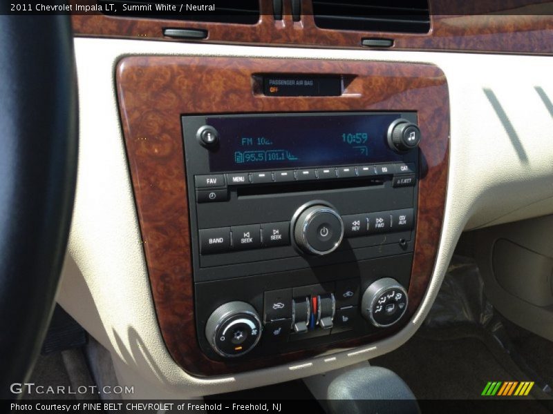 Summit White / Neutral 2011 Chevrolet Impala LT