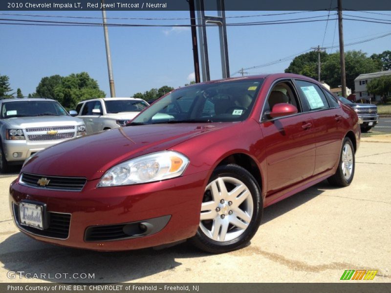 Red Jewel Tintcoat / Neutral 2010 Chevrolet Impala LT