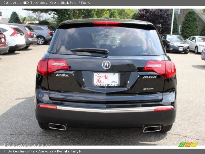 Crystal Black Pearl / Ebony 2011 Acura MDX Technology