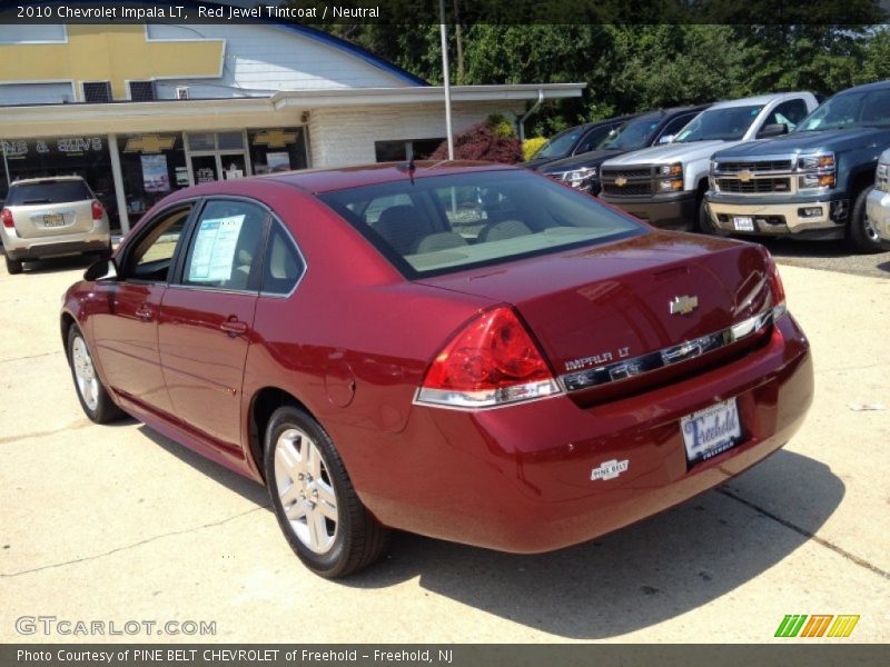 Red Jewel Tintcoat / Neutral 2010 Chevrolet Impala LT