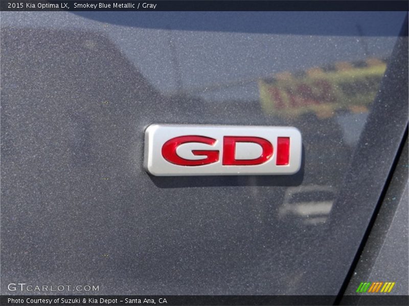 Smokey Blue Metallic / Gray 2015 Kia Optima LX