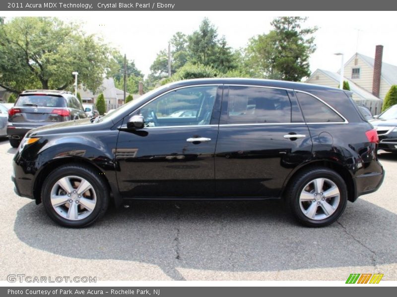 Crystal Black Pearl / Ebony 2011 Acura MDX Technology