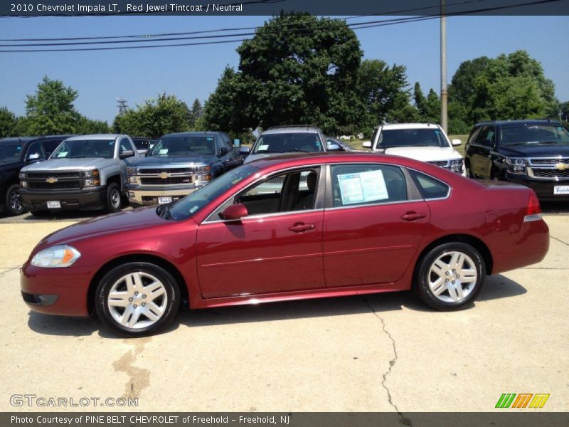 Red Jewel Tintcoat / Neutral 2010 Chevrolet Impala LT