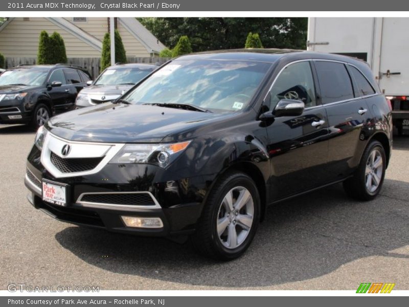 Crystal Black Pearl / Ebony 2011 Acura MDX Technology