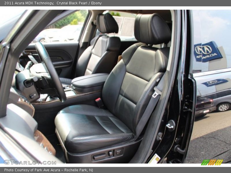 Crystal Black Pearl / Ebony 2011 Acura MDX Technology