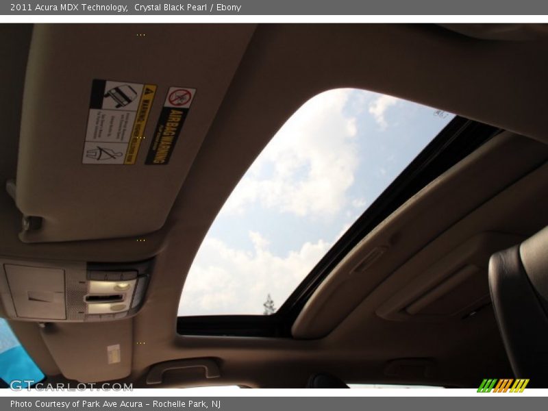 Crystal Black Pearl / Ebony 2011 Acura MDX Technology