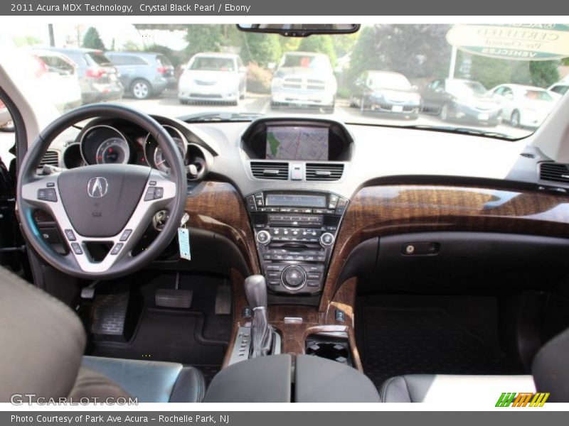 Crystal Black Pearl / Ebony 2011 Acura MDX Technology