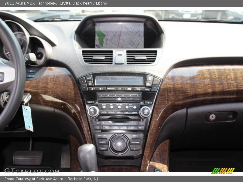 Crystal Black Pearl / Ebony 2011 Acura MDX Technology