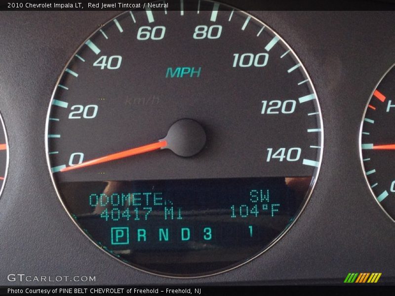 Red Jewel Tintcoat / Neutral 2010 Chevrolet Impala LT