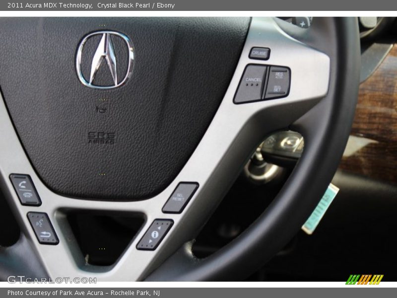 Crystal Black Pearl / Ebony 2011 Acura MDX Technology