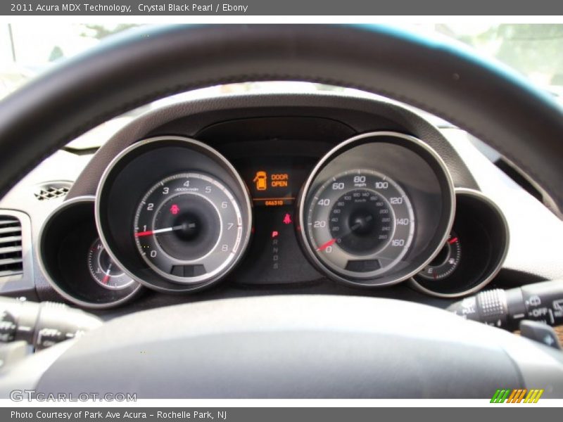 Crystal Black Pearl / Ebony 2011 Acura MDX Technology