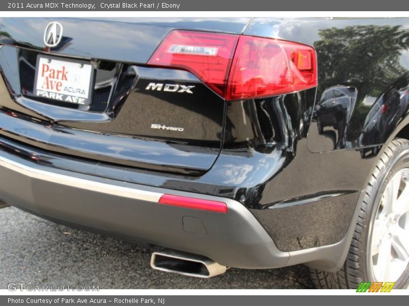 Crystal Black Pearl / Ebony 2011 Acura MDX Technology