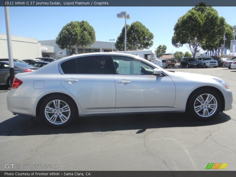 Liquid Platinum / Graphite 2012 Infiniti G 37 Journey Sedan