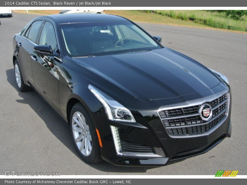 Black Raven / Jet Black/Jet Black 2014 Cadillac CTS Sedan