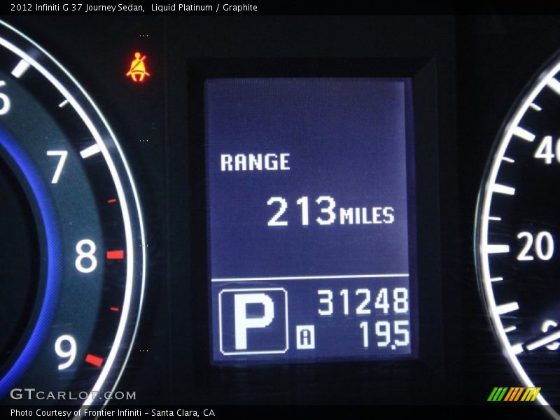 Liquid Platinum / Graphite 2012 Infiniti G 37 Journey Sedan