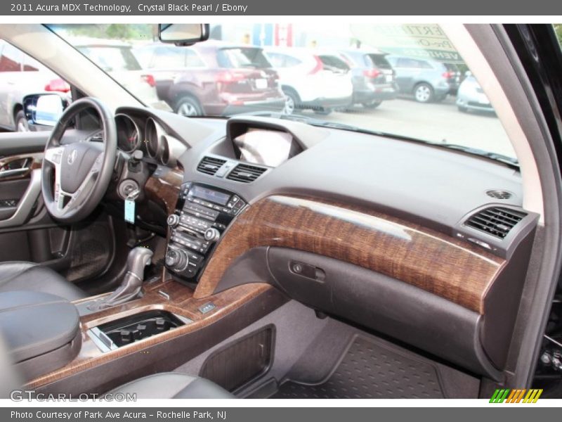 Crystal Black Pearl / Ebony 2011 Acura MDX Technology