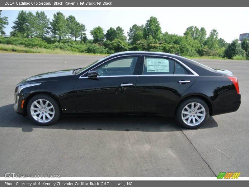 Black Raven / Jet Black/Jet Black 2014 Cadillac CTS Sedan