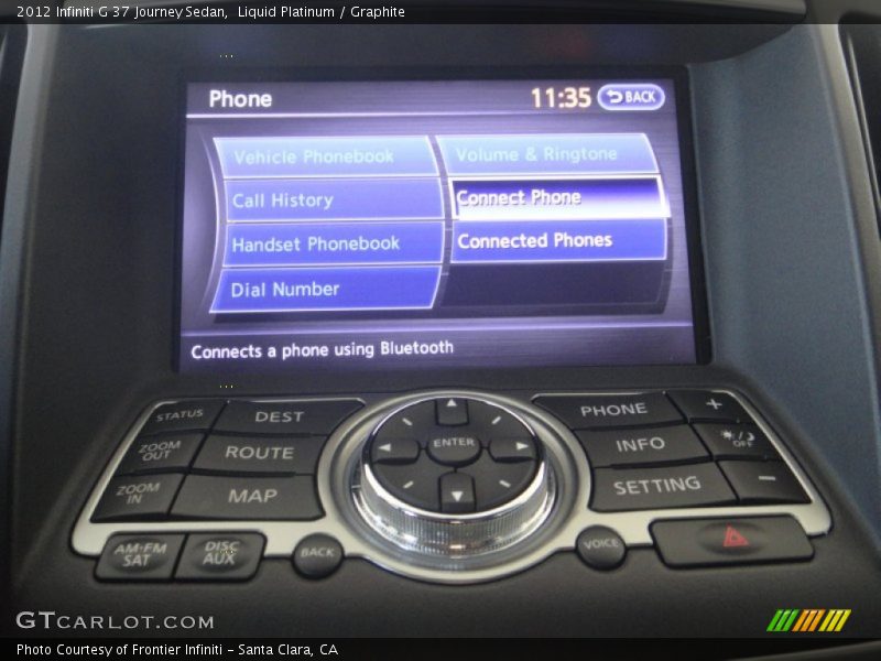 Liquid Platinum / Graphite 2012 Infiniti G 37 Journey Sedan