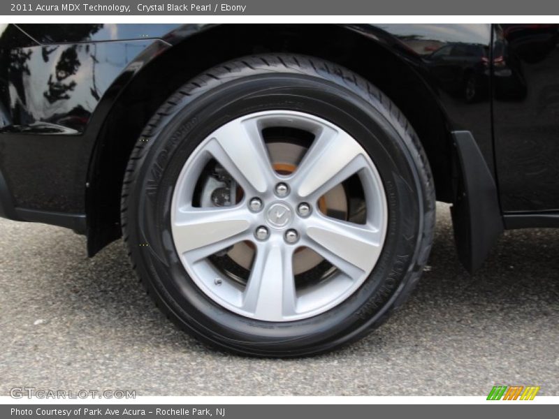 Crystal Black Pearl / Ebony 2011 Acura MDX Technology