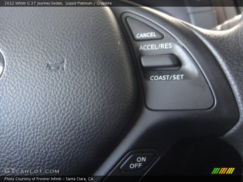 Liquid Platinum / Graphite 2012 Infiniti G 37 Journey Sedan