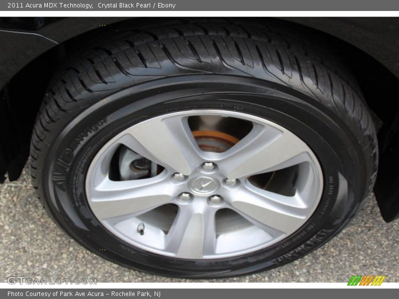Crystal Black Pearl / Ebony 2011 Acura MDX Technology