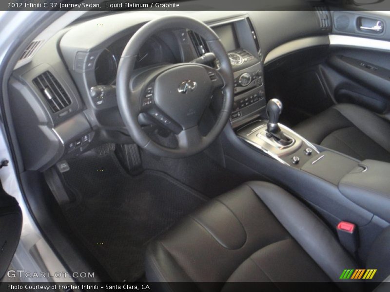Liquid Platinum / Graphite 2012 Infiniti G 37 Journey Sedan