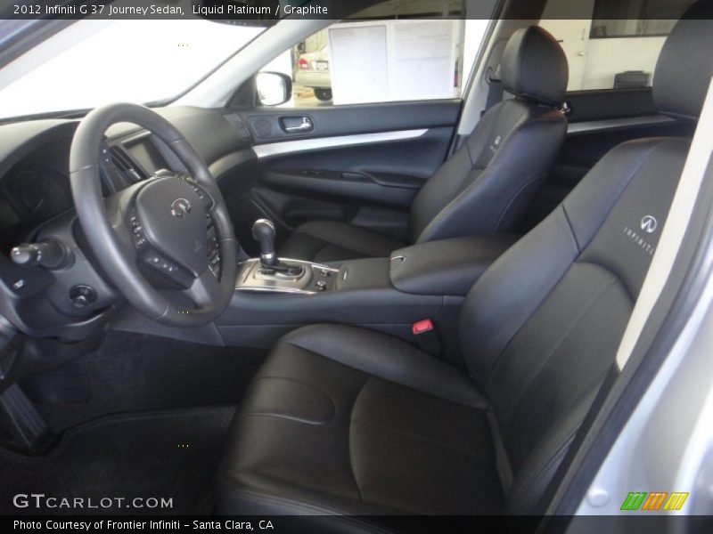 Liquid Platinum / Graphite 2012 Infiniti G 37 Journey Sedan