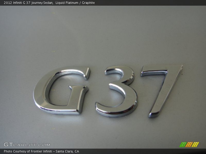Liquid Platinum / Graphite 2012 Infiniti G 37 Journey Sedan
