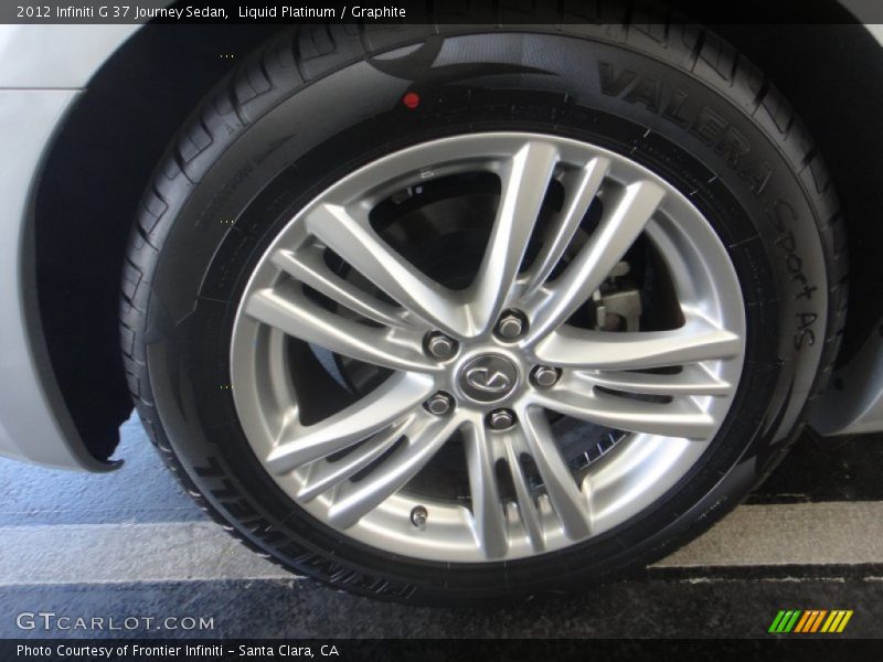 Liquid Platinum / Graphite 2012 Infiniti G 37 Journey Sedan
