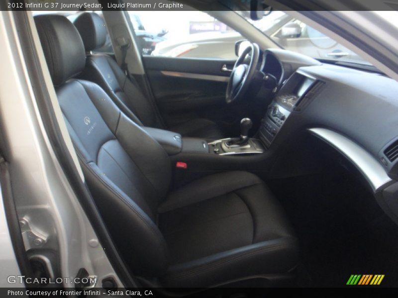 Liquid Platinum / Graphite 2012 Infiniti G 37 Journey Sedan