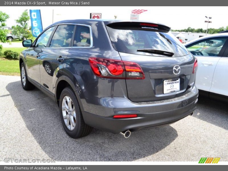 Meteor Gray Mica / Sand 2014 Mazda CX-9 Sport
