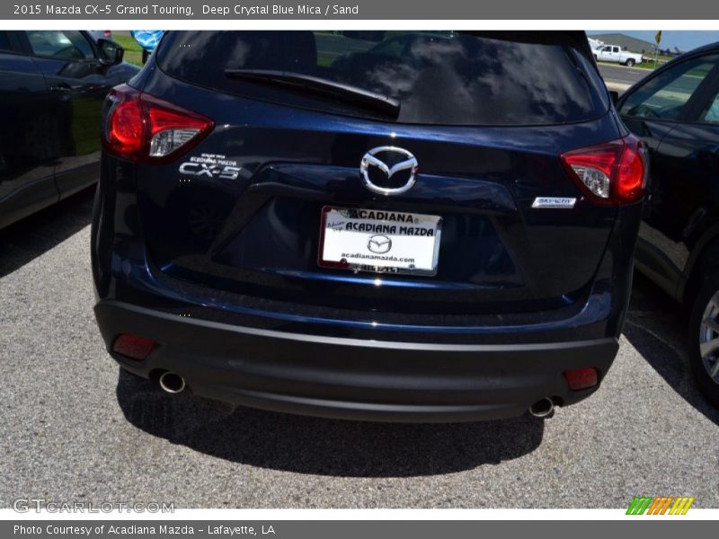 Deep Crystal Blue Mica / Sand 2015 Mazda CX-5 Grand Touring