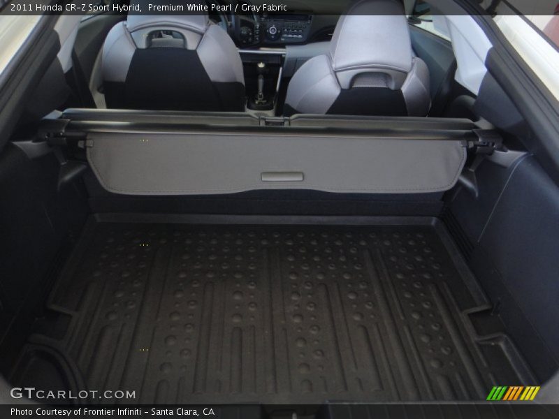 Premium White Pearl / Gray Fabric 2011 Honda CR-Z Sport Hybrid