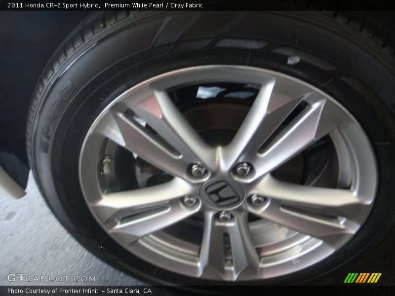 Premium White Pearl / Gray Fabric 2011 Honda CR-Z Sport Hybrid