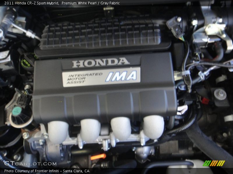 Premium White Pearl / Gray Fabric 2011 Honda CR-Z Sport Hybrid