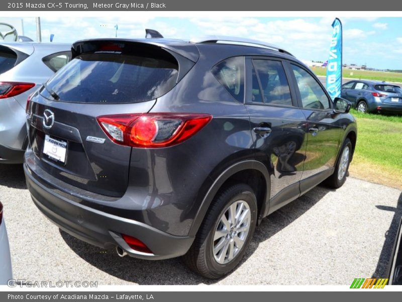 Meteor Gray Mica / Black 2015 Mazda CX-5 Touring