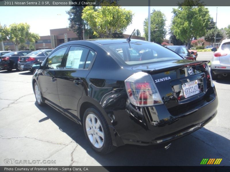 Espresso Black / Charcoal 2011 Nissan Sentra 2.0 SR