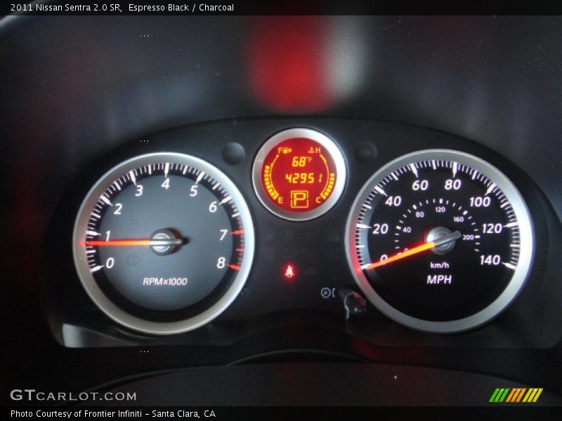 Espresso Black / Charcoal 2011 Nissan Sentra 2.0 SR