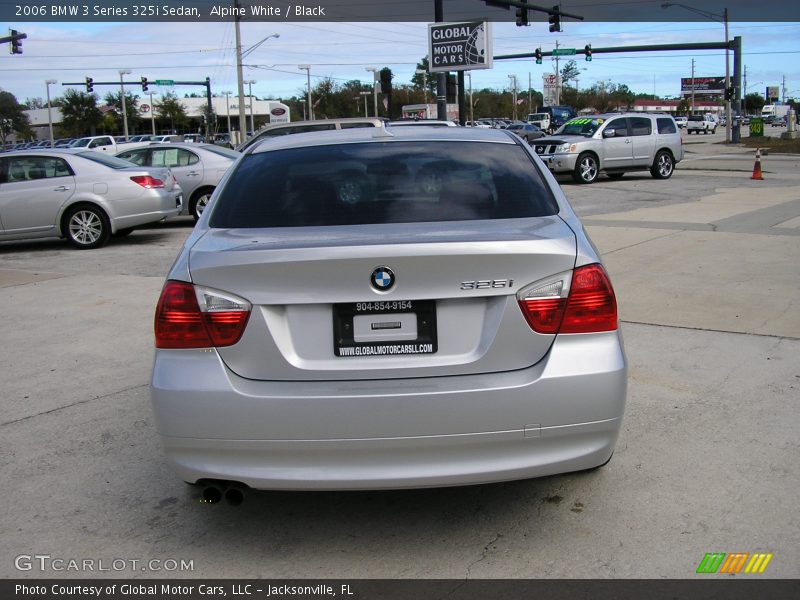 Alpine White / Black 2006 BMW 3 Series 325i Sedan