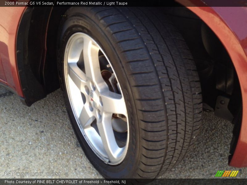 Performance Red Metallic / Light Taupe 2008 Pontiac G6 V6 Sedan