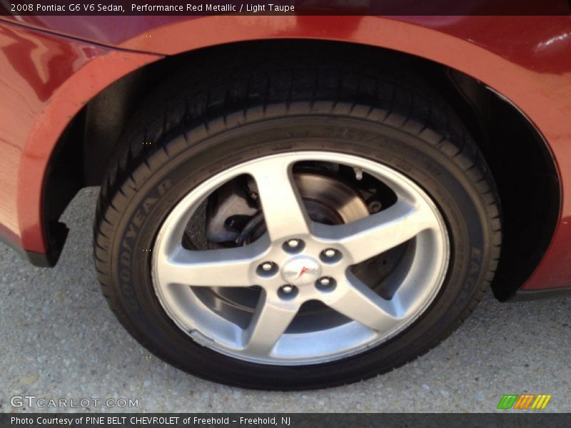 Performance Red Metallic / Light Taupe 2008 Pontiac G6 V6 Sedan